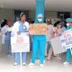 Personal de enfermería del Hospital Salvador B. Gautier se manifiesta ante la precariedad en el sector salud