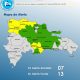 COE coloca 19 provincias y al Distrito Nacional bajo alerta por efectos de vaguada