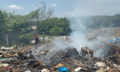 Incendios en vertederos de La Canela y Hato del Yaque mantienen en alerta a residentes