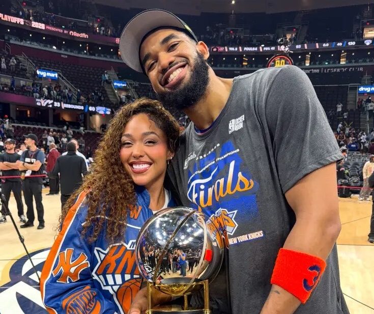 Novia de Karl-Anthony Towns, Jordyn Woods, no aprobó broma sobre renunciar al sexo rumbo al título de los Knicks - Noticias de hoy en República Dominicana