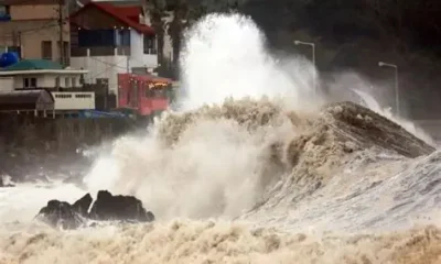 Aumentan a nueve los heridos en el sur de Japón por el paso del tifón Jangmi