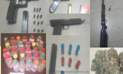 Policía ocupa armas de fuego, pertrechos militares y ron adulterado durante allanamientos en Barahona y Cabral - Noticias de hoy en República Dominicana