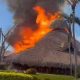 COE mantiene operativo de respuesta por incendio en hotel de Bayahíbe; casi 1,700 huéspedes fueron evacuados