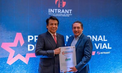 ISM recibe reconocimiento Nacional a la Excelencia en Buenas Prácticas de Seguridad Vial Empresarial