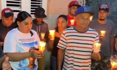 Falpo realiza encendido de velas para exigir justicia por la muerte de Ángel Manuel Luna