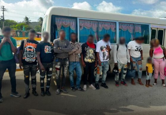 Detienen a dos dominicanos por transportar a 11 haitianos en condición migratoria irregular