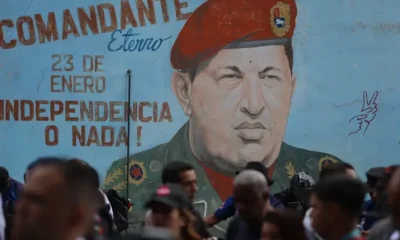 Chavistas marchan en Venezuela para conmemorar el natalicio de Hugo Chávez