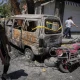Explosiones sacuden la capital de Siria durante la visita del presidente francés Macron
