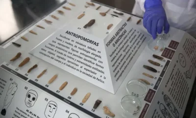 Hallan en Perú 43 figuras milenarias de dioses, animales y humanos de la civilización Caral
