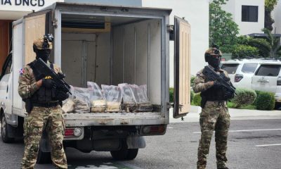 DNCD ocupa 321 paquetes de presunta cocaína ocultos en contenedor en Puerto Caucedo