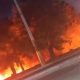 Incendio en las proximidades del Palacio de Justicia genera alarma en la Circunvalación Sur de Santiago