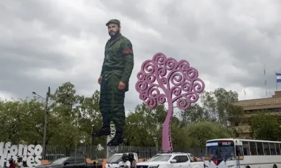 Rosario Murillo tilda de «traidores» a los críticos de la escultura de Fidel Castro en Nicaragua