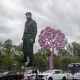 Rosario Murillo tilda de «traidores» a los críticos de la escultura de Fidel Castro en Nicaragua