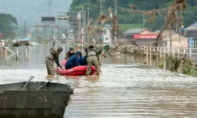 Al menos cuatro muertos por lluvias torrenciales e inundaciones en el este de Japón