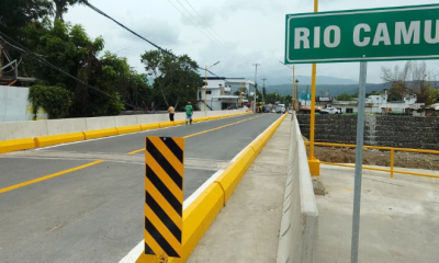 Puente sobre el río Camú.